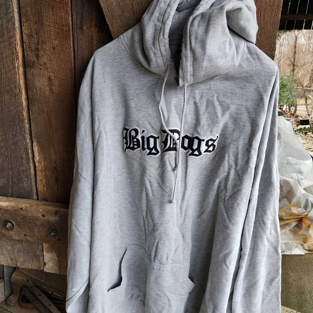 Big Dogs Gray Hoodie Sweatshirt. SIZE 6X